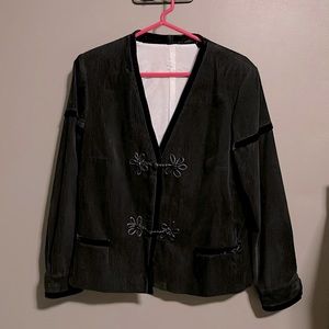 Corduroy velvet vintage jacket